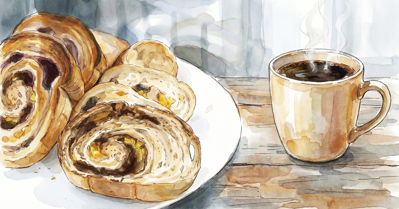 チョコレートとオレンジピールを練り込んだバゲット