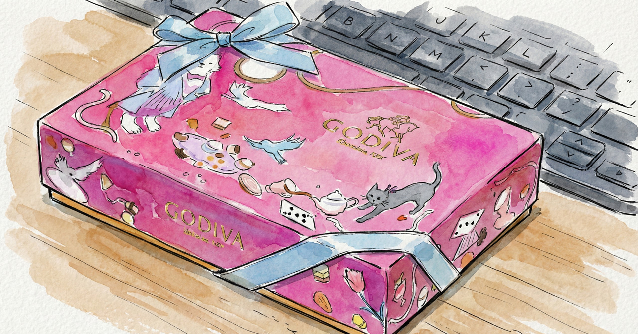 バレンタインデーのお届け物