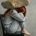 苦しみが重くのしかかる